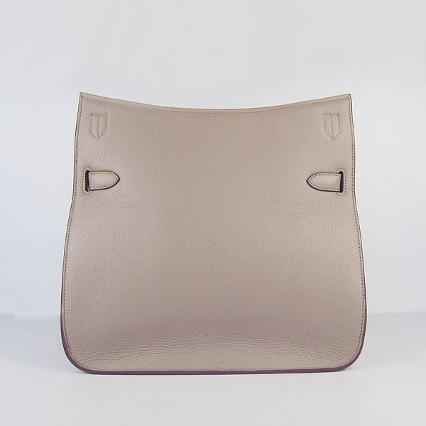 Replica Hermes Jypsiere Fjord Leather Messenger Bag Grey H6508 - 1:1 Copy - Click Image to Close